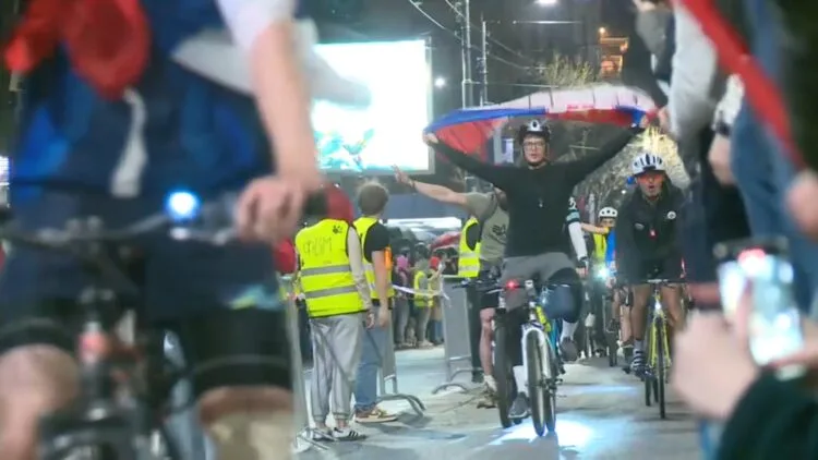 Studenti biciklisti iz Srbije nadomak Strazbura