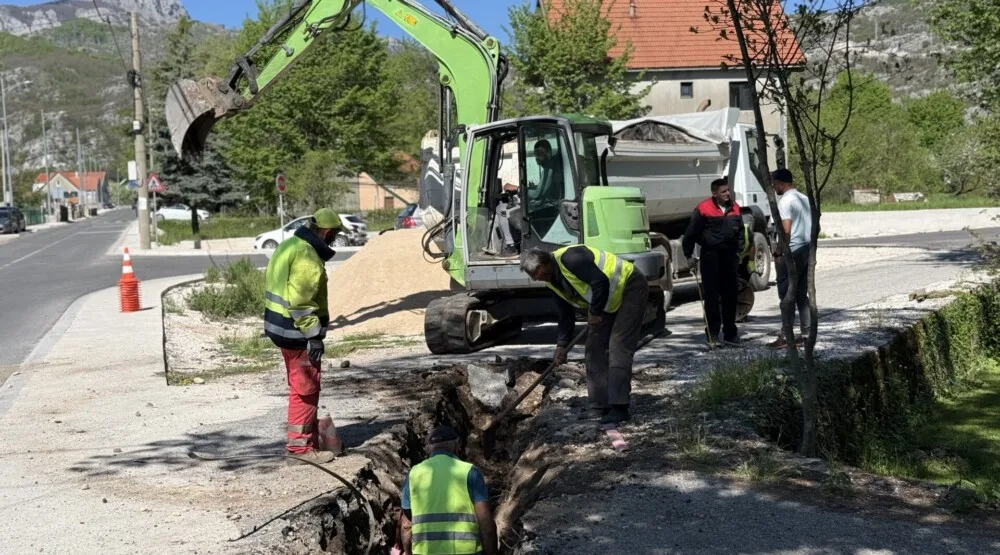 Nastavljen projekat izgradnje nove vodovodne mreže na Cetinju