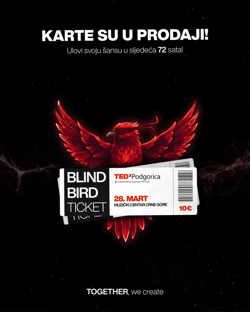 TEDxPodgorica 2026 stiže 28. marta u Muzički centar Crne Gore