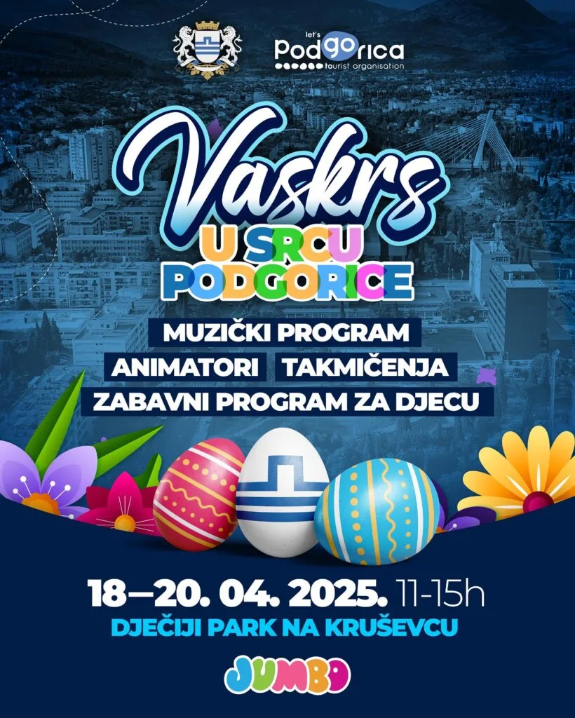 Manifestacija za najmlađe: Vaskrs u srcu Podgorice
