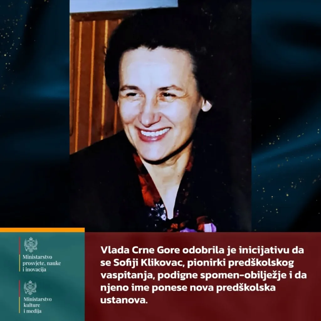 Vlada odobrila formiranje novog vrtića i podizanje spomen-obilježja u čast Sofije Klikovac