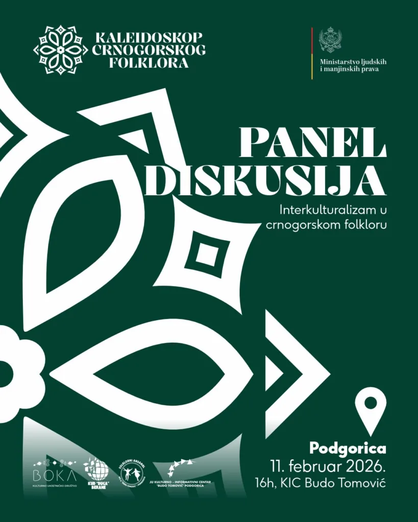 „Kaleidoskop crnogorskog folklora“, veče interkulturalizma u Podgorici