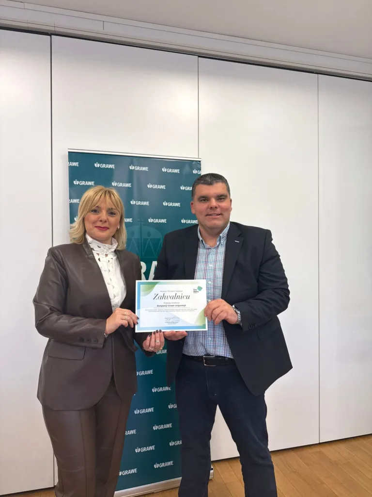 Grawe osiguranje nastavlja saradnju sa Fondacijom „Čini dobro“