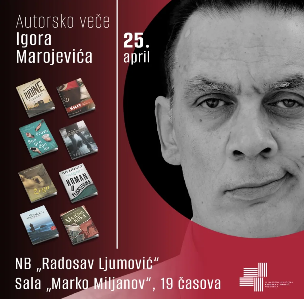 Autorsko veče Igora Marojevića u Biblioteci