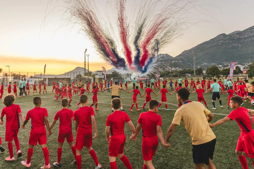 Crna Gora ugostila Barseloninu fudbalsku akademiju