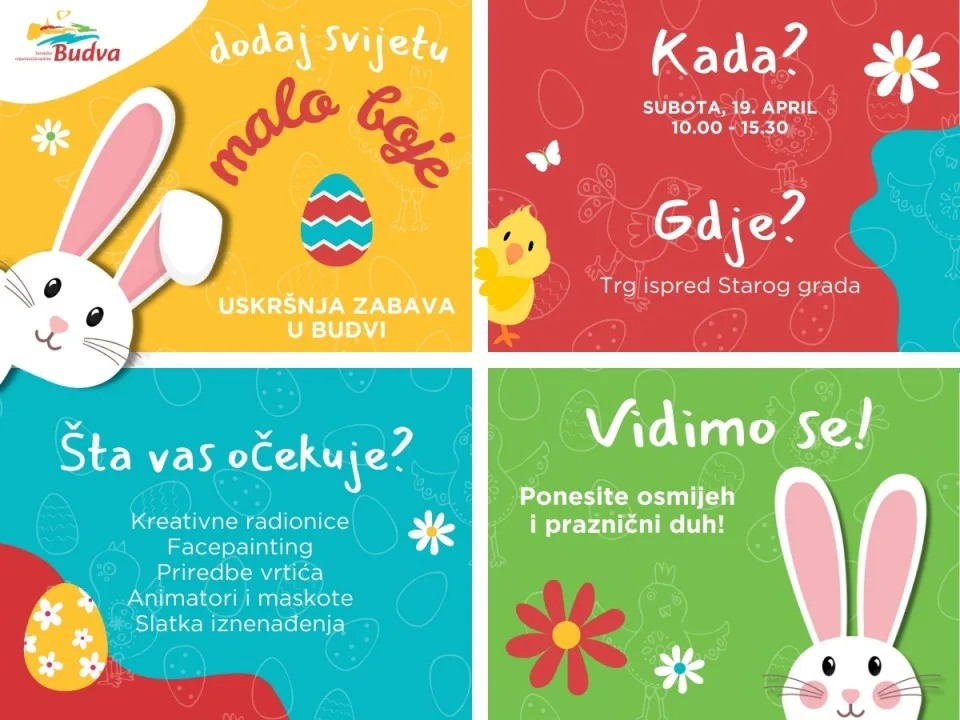 “Od Uskrsa do Vaskrsa”-praznična radost stiže u Budvu 19. aprila