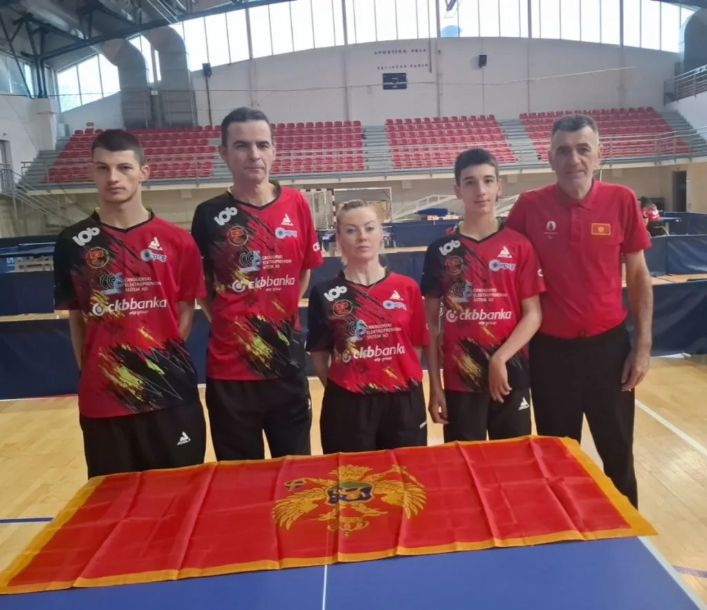 Crnogorski stonoteniseri bez medalje u pojednačnoj konkurenciji