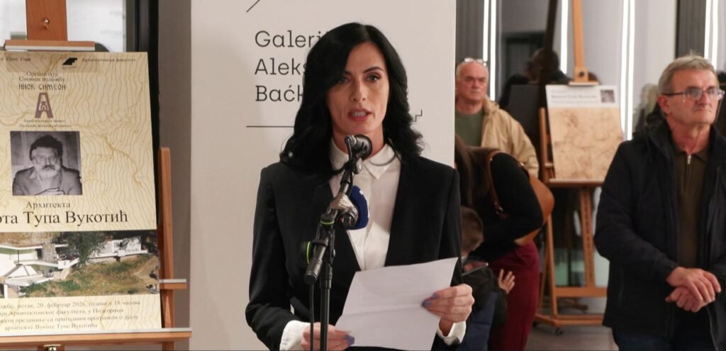 (VIDEO) Perović: Prostorne realizacije Tupe Vukotića predstavljaju trajni dijalog između tradicije i savremenosti