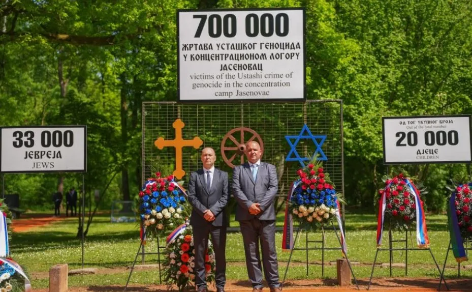 Delegacija NSD-a u Donjoj Gradini na obilježavanju Dana sjećanja na žrtve genocida
