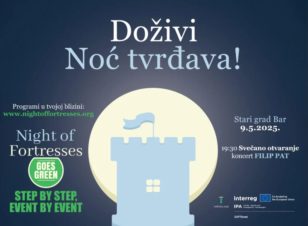 Opština Bar: Manifestacija “Noć tvrđava” 9. maja u Starom Baru