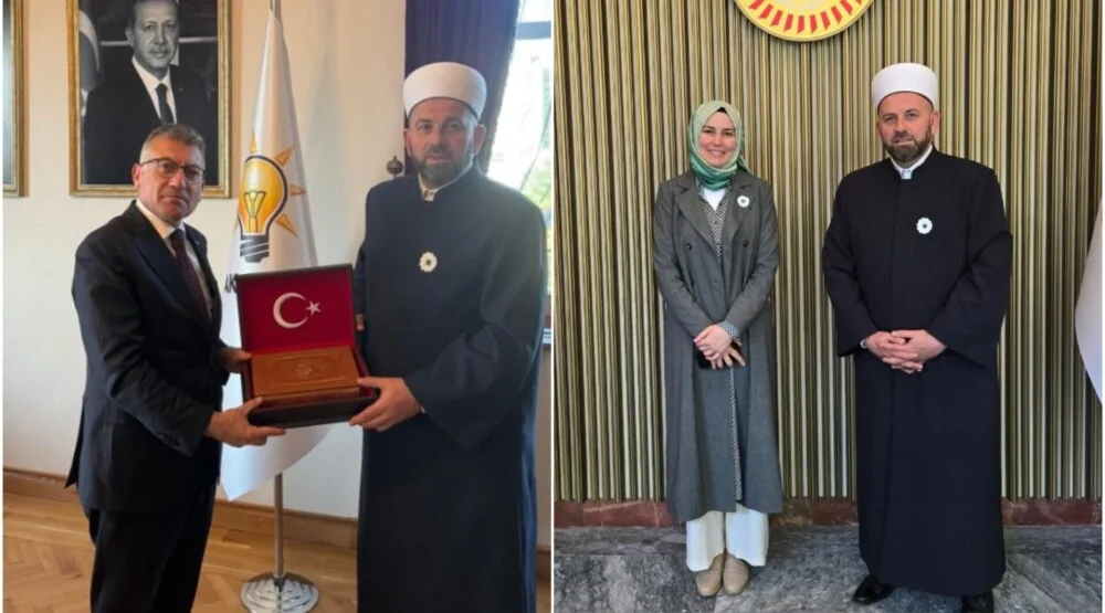 Reis Fejzić u Ankari sa turskim zvaničnicima: Poruke podrške Islamskoj zajednici u Crnoj Gori