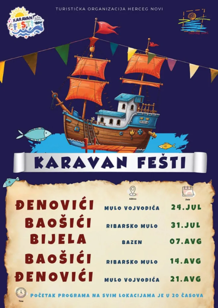 Karavan fešti duž novske rivijere