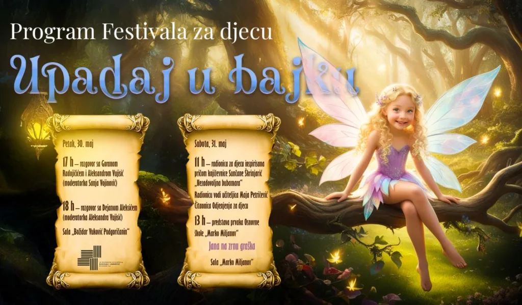 Festival za djecu – „Upadaj u bajku!“ u petak i subotu