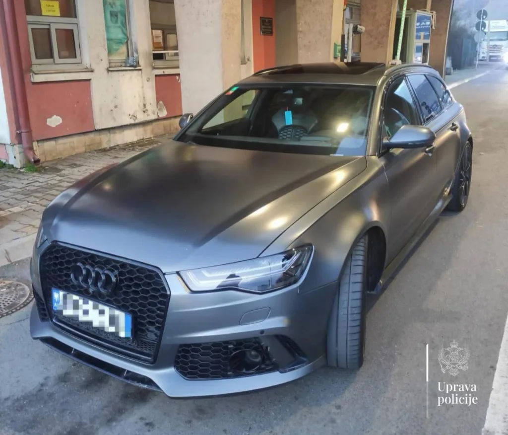 Od albanskog državljanina oduzet Audi