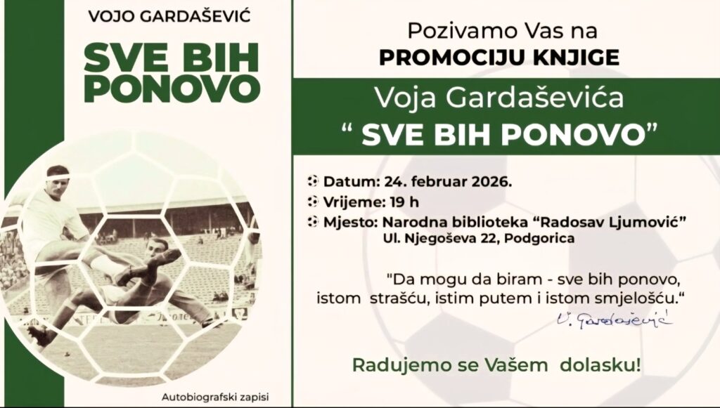 Promocija knjige Voja Gardaševića „Sve bih ponovo“ u Biblioteci