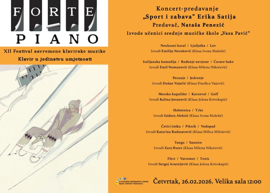 Drugi dan XII Festival savremene klavirske muzike „Forte piano“