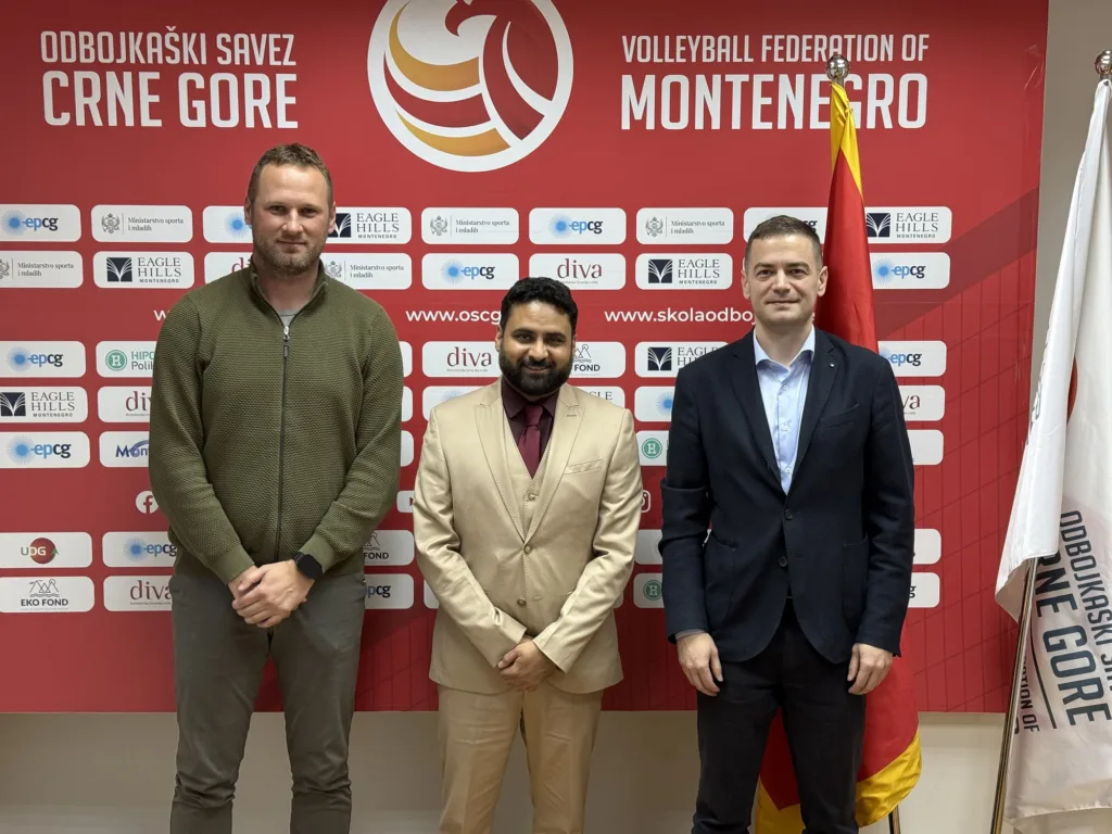 Dr Varun Sutra u posjeti Odbojkaškom savezu Crne Gore