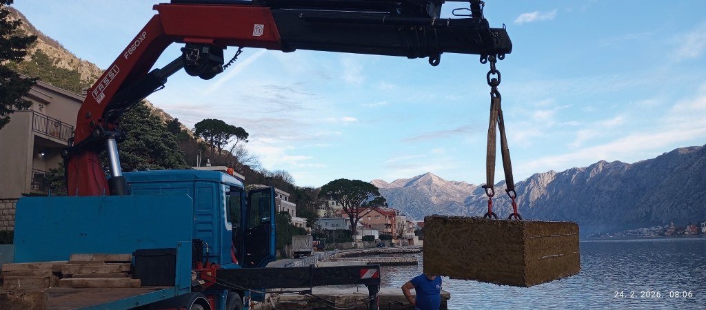 Uklonjeni betonski blokovi u blizini ponte Ribica