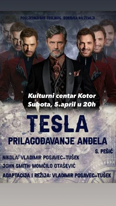 Predstava “Tesla – prilagođavanje anđela” pred kotorskom publikom