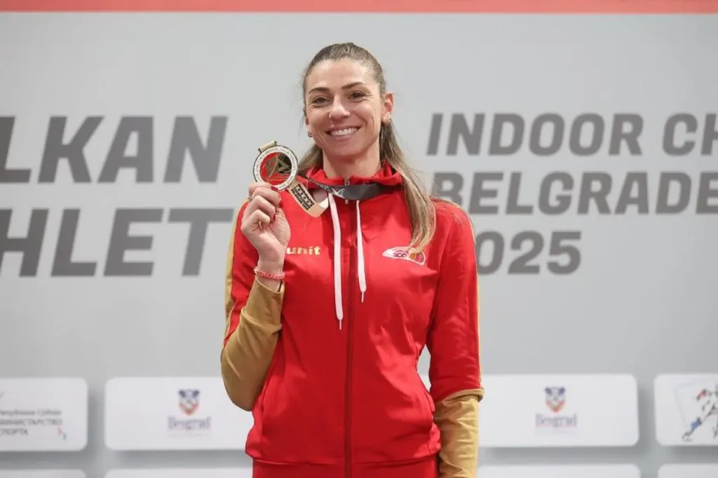 Marija Vuković i Tomaš Đurović na 11. Belgrade Indoor Meetingu