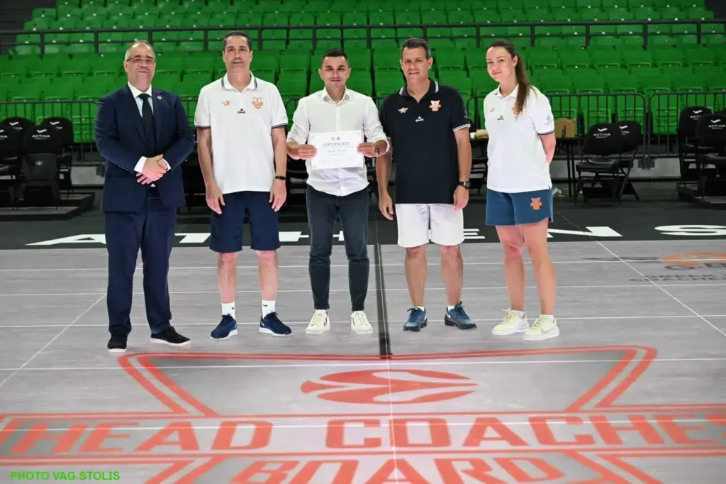 Marko Perović, pomoćni trener Podgorice Bemax završio Evroliginu akademiju za trenere