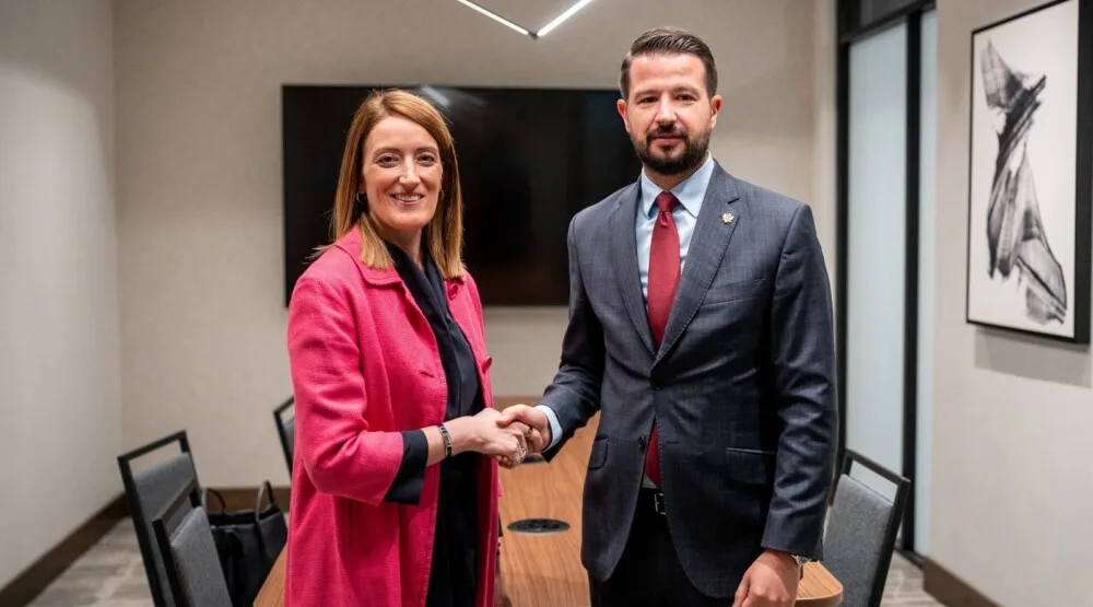 Milatović – Metsola: Evropski put Crne Gore je državni prioritet