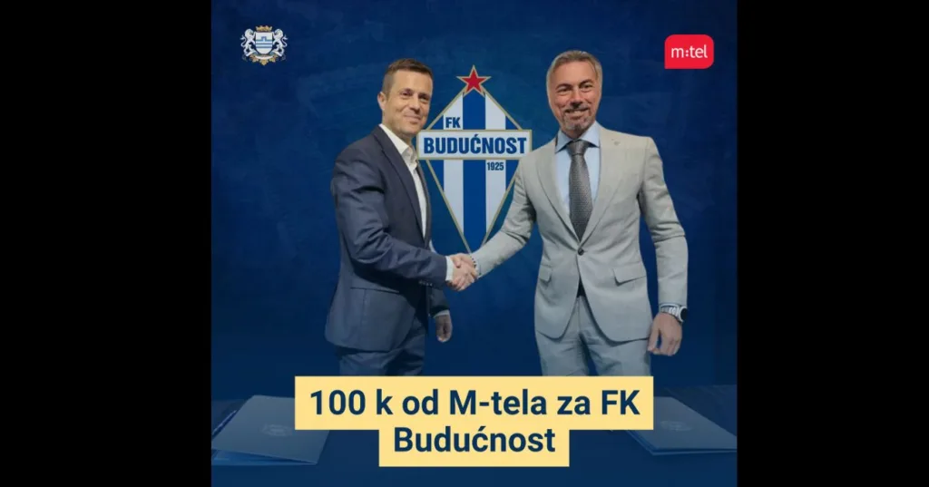 Mujović: Nastavljamo da jačamo FK Budućnost – od Mtel-a 100.000 eura