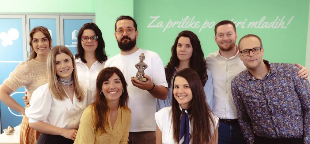 Projektni tim NVO Centar za omladinsku edukaciju dobitnik evropskog priznanja