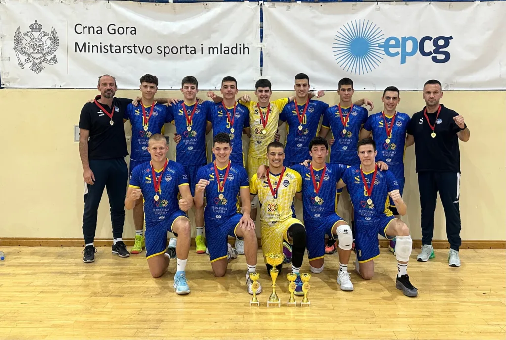Odbojkaši Budve šampioni Crne Gore u juniorskoj konkurenciji