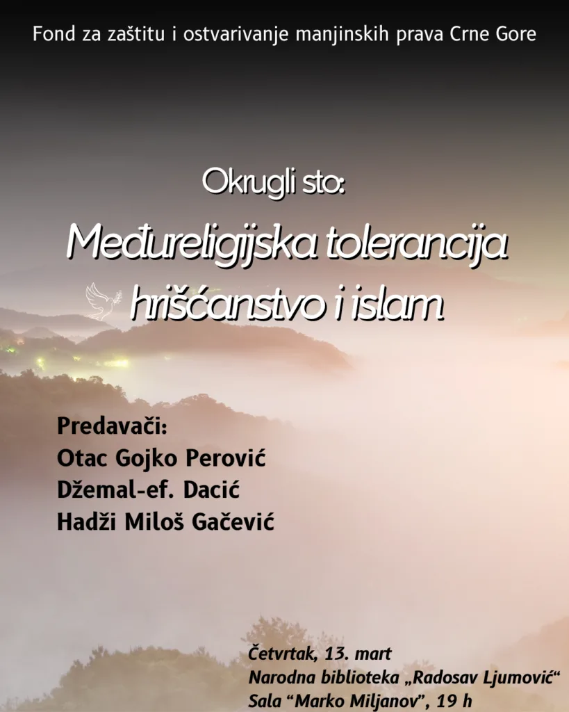 Međureligijska tolerancija hrišćanstvo i islam tema okruglog stola u Biblioteci