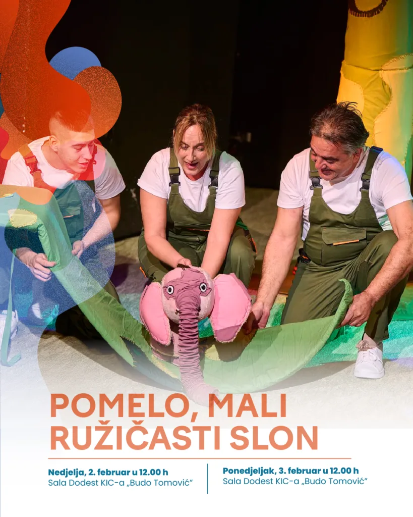 “Pomelo, mali ružičasti slon” gostuje u Dvorani Park