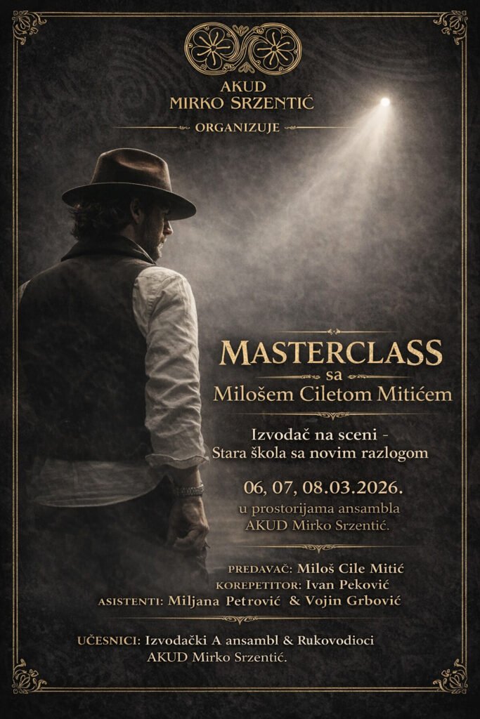 Trodnevni masterclass sa Milošem Ciletom Mitićem