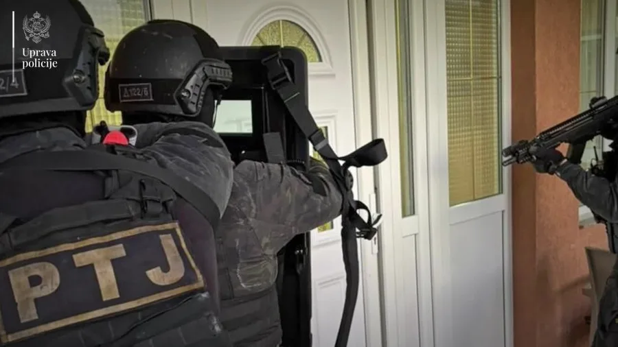 Policijski pretresi u podlovćenskom kraju, potraga za Kaluđerovićem