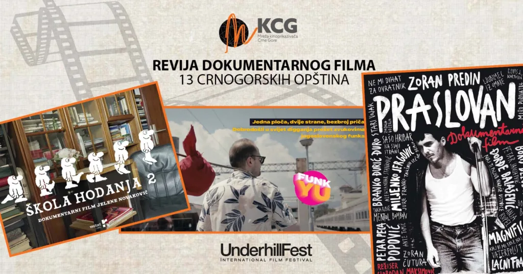 Druga revija dokumentarnog filma u saradnji Mreže kinoprikazivača Crne Gore i Underhill festivala