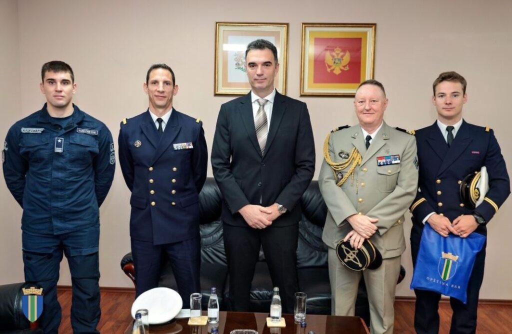 Bar: Rašketić primio komandanta broda Francuske ratne mornarice „CMT Capricorne“