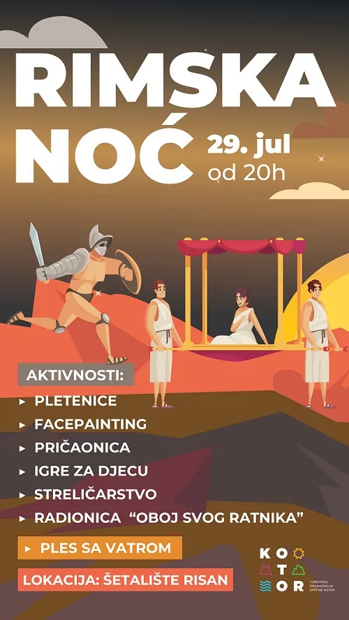 Rimska noć 29.jula u Risnu