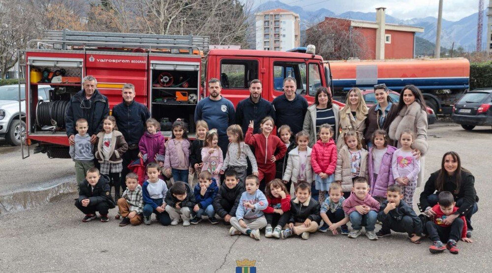 Barska Služba zaštite i spašavanja otvorila vrata Vatrogasne stanice za predškolce