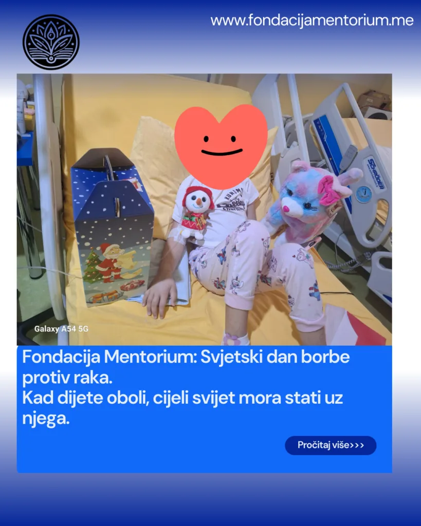 Svjetski dan borbe protiv raka: Nijedno dijete ne smije biti u borbi za život samo