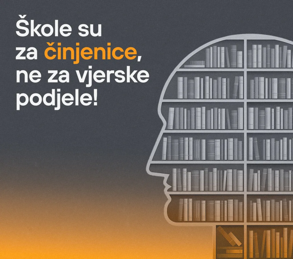 HRA: Državne škole ne smiju postati prostor za vjerske podjele
