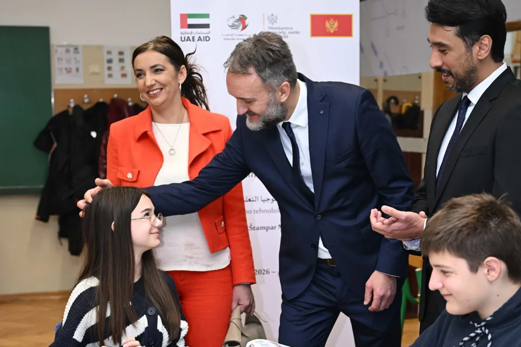 Jačanje veza Crne Gore i UAE kroz podršku obrazovanju: EdTech laboratorija značajan doprinos modernizaciji obrazovnog sistema