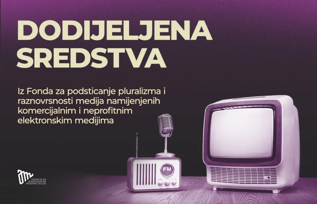 SAMU: Iz fonda 900.053 eura za 45 programskih sadržaja 13 emitera