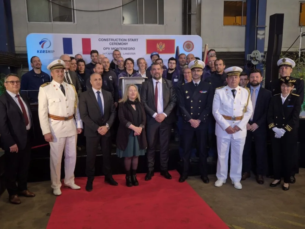 KERSHIP počeo izradu dva nova patrolna broda za Mornaricu VCG