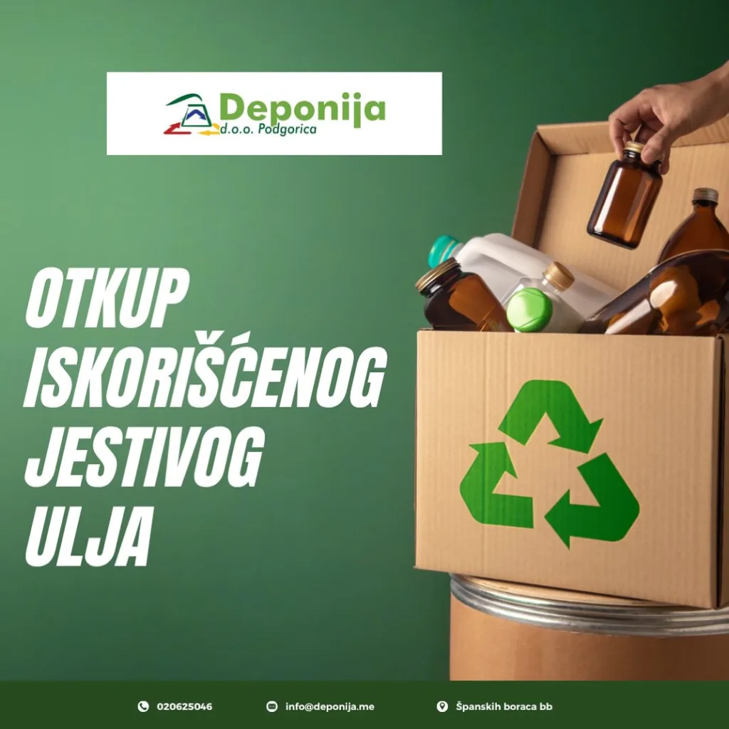 Deponija otkupljuje jestivo ulje od ugostiteljskih objekata