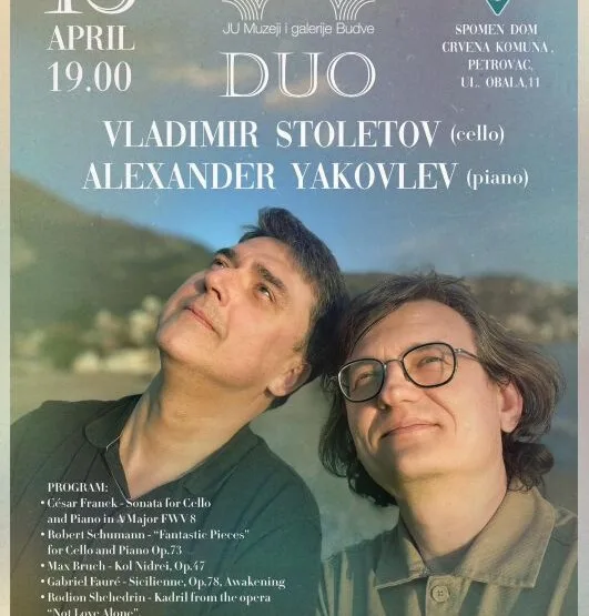 Koncert dua Vladimir Stoletov i Aleksandar Yakovlev u Petrovcu
