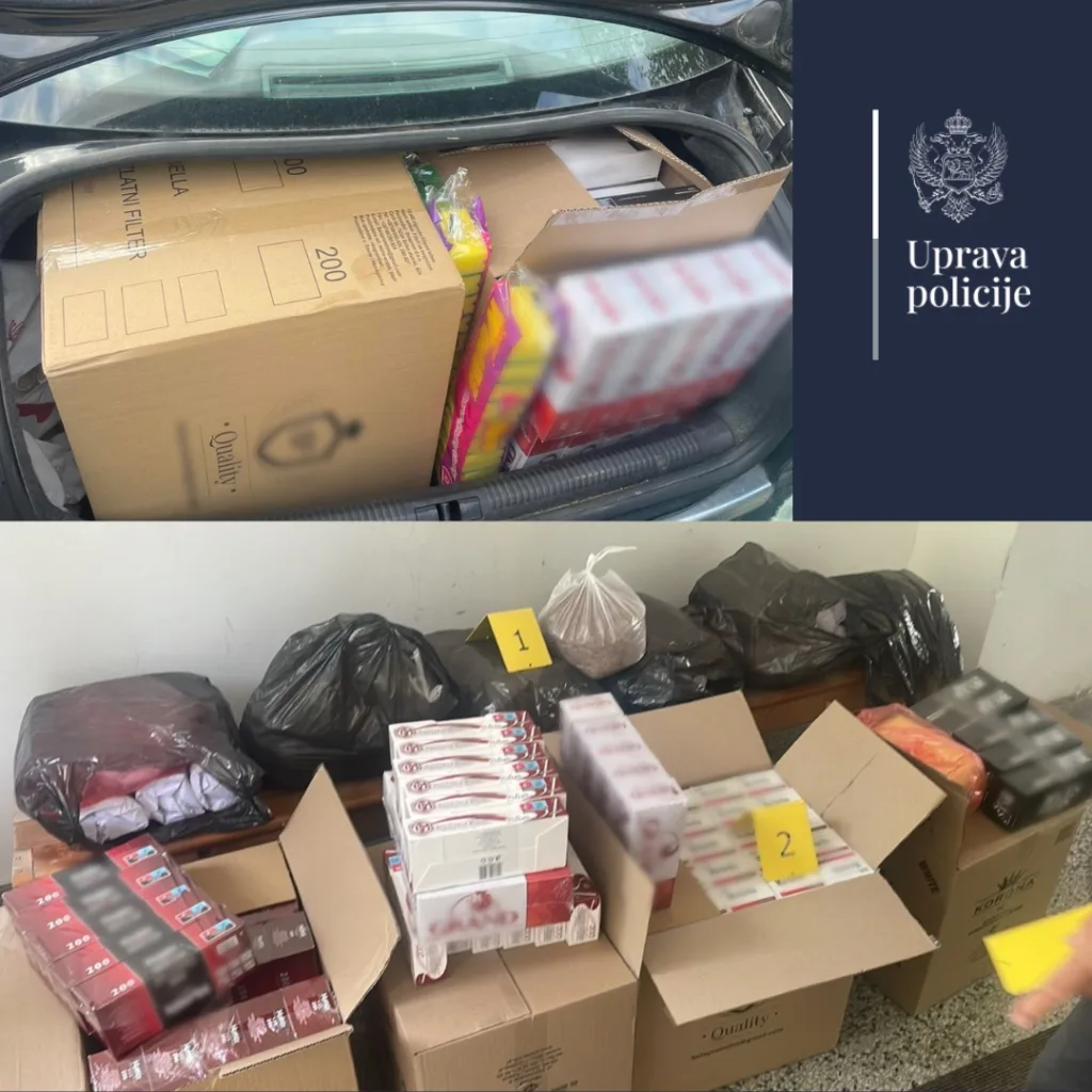 Akcija policije na sjeveru: Borba protiv ekonomskog i ekološkog kriminala, pronađeno 16 kilograma duvana