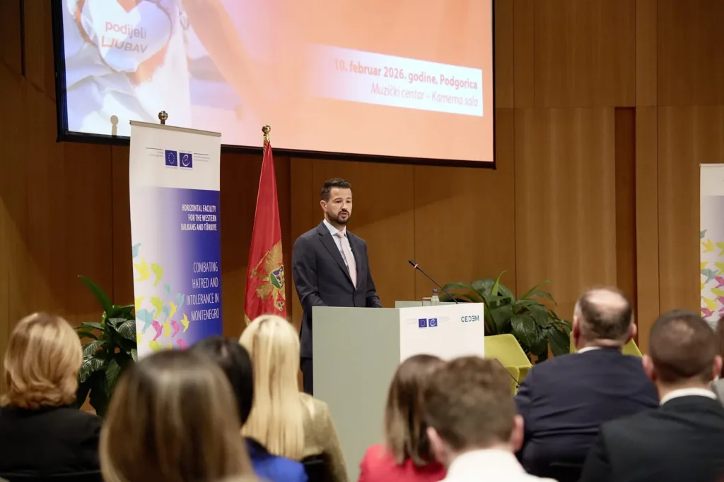 Milatović: Borba protiv govora mržnje je borba za ljude i dostojanstvo društva