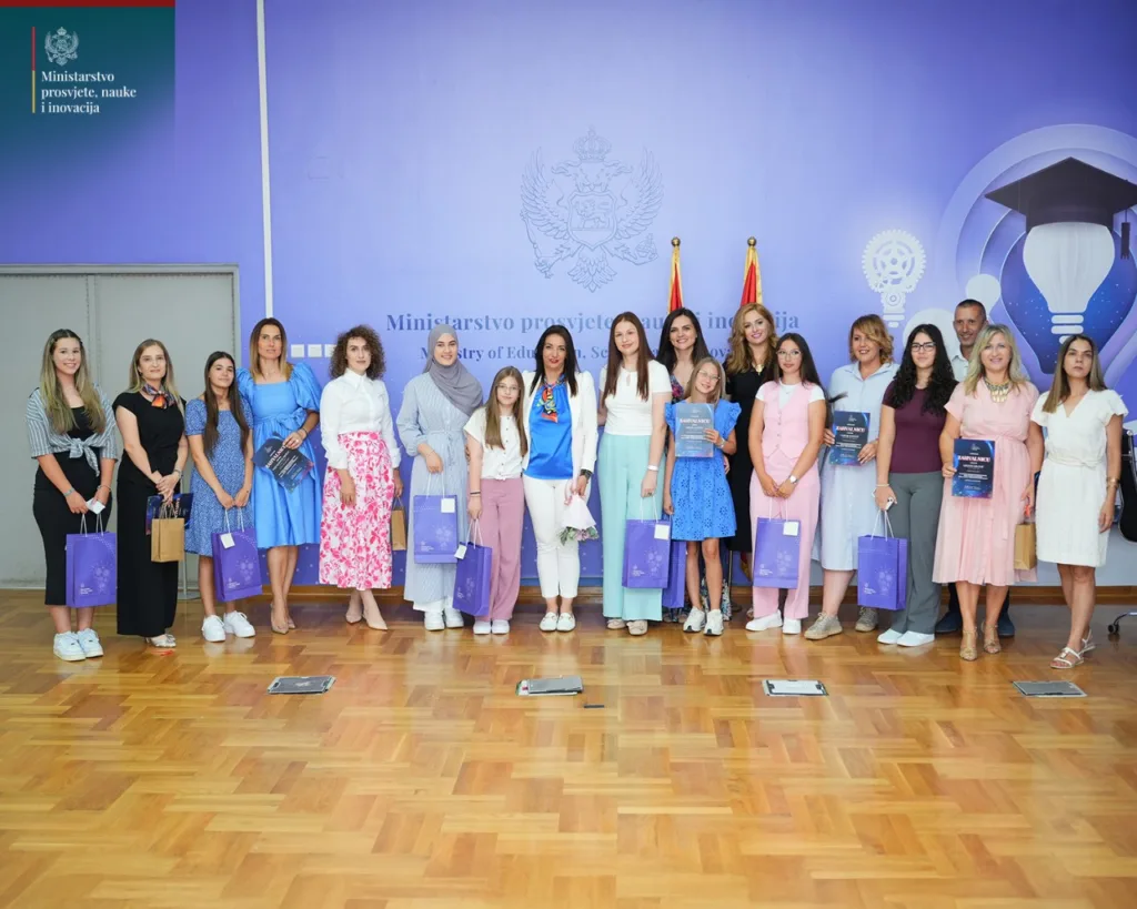 Dodjeljene nagrade dobitnicama konkursa „Žene u nauci – inspiracija za budućnost“