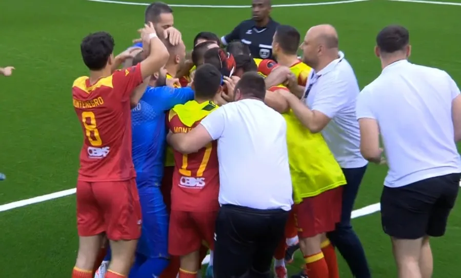 Rezultat za istoriju: Mat u dva poteza posalo Crnu Goru u polufinale SP u mini fudbalu