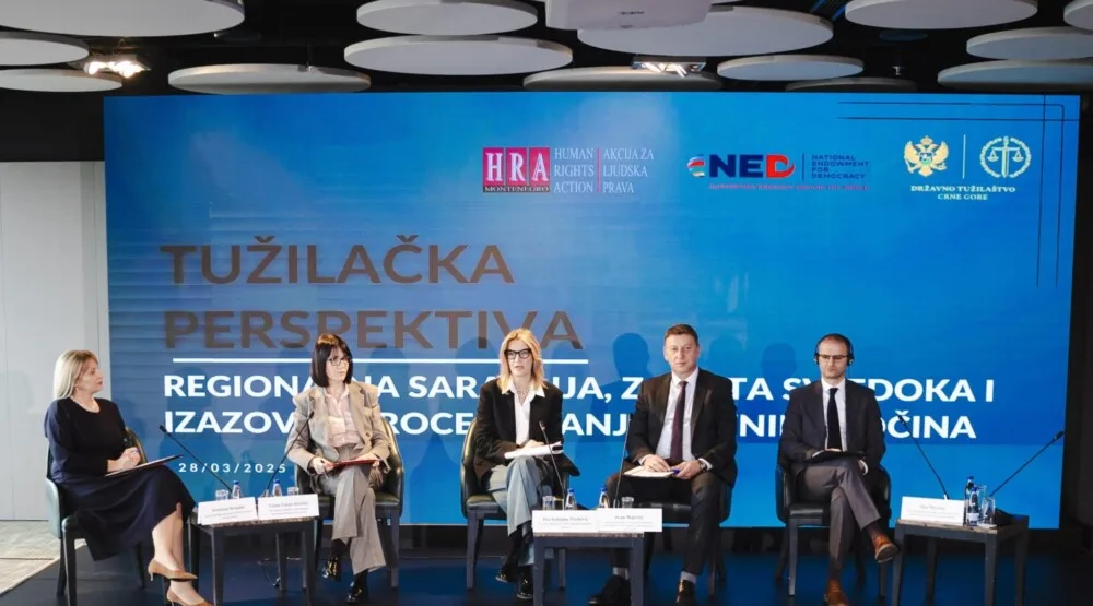 HRA: Crnogorsko državno tužilaštvo aktivnije postupa u predmetima ratnih zločina i jača međunarodnu saradnju