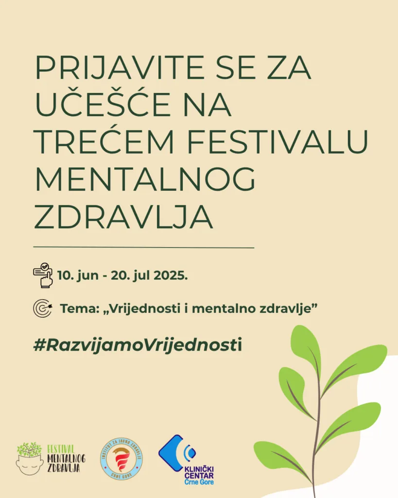 Poziv za učešće na trećem festivalu mentalnog zdravlja